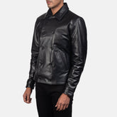 Sigis Black Leather Jacket